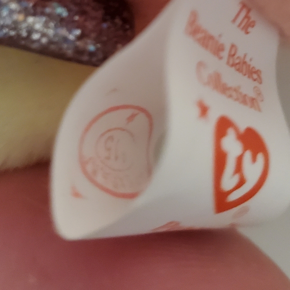 PEACE beanie baby bear RARE mint - Picture 13 of 13